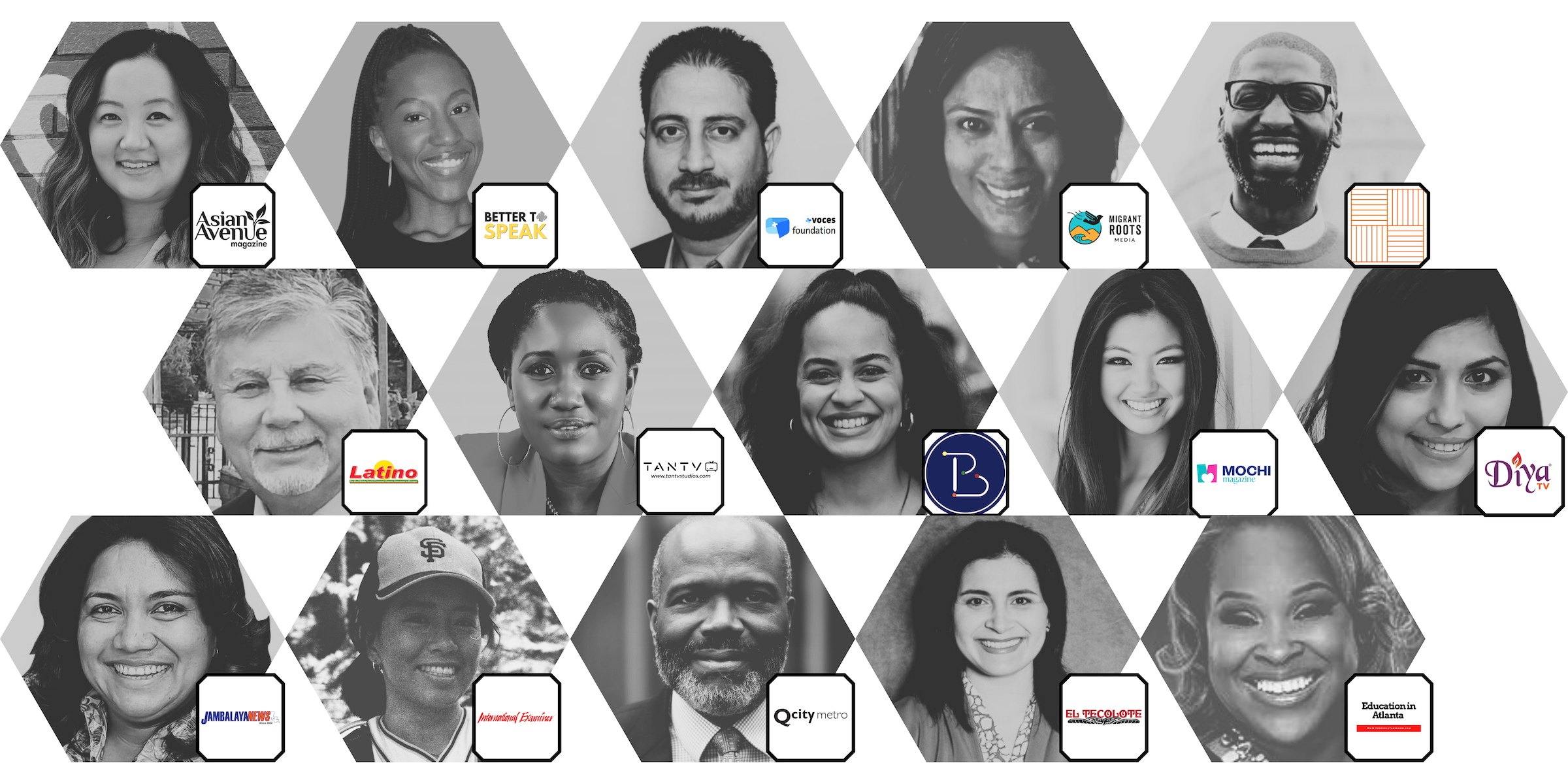 Fundraising for Community Media cohort headshots