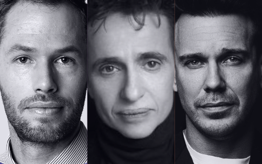 Portraits: Mike Schwirtz (Left), Masha Gessen (center), and Mikhail Zygar (Left)
